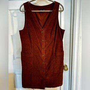 GAP Corduroy Mini Jumper Dress